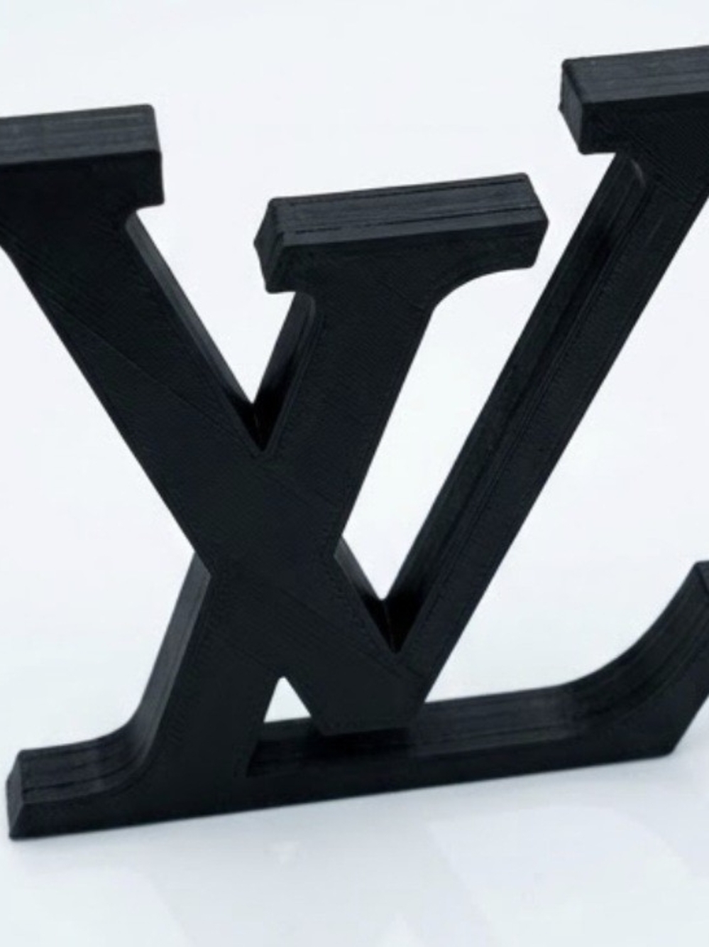 Black Decorative Lettering With White Tray - Brand Unspecified